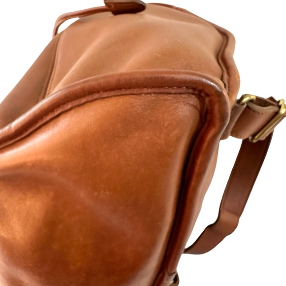 Vintage Coach Large Weekender Backpack Rucksack 9943 British Tan - Picture 8 of 10